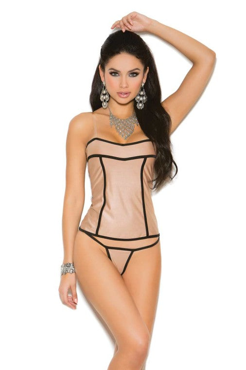 Alluring corset & matching g string