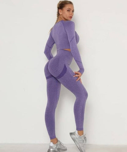 Seamless Top Leggings Set