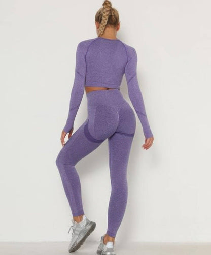 Seamless Top Leggings Set