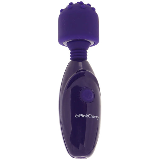 PinkCherry Baby Nubby Rechargeable Mini Wand Vibe